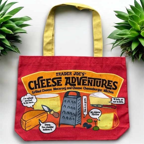 🆕Trader Joe’s Cheese-Themed Tote Bag - Picture 3 of 12
